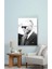 Siyah Kanvas Tablo, Atatürk Resmi, Şık ve Modern Dekorasyon Parçası 2