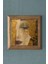 Masif Çerçeveli Ağlayan Kız Temalı Taş Tablo 28X28 cm Duvar Süsü 1
