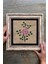 Renkli Taş Duvar Dekoru, Çiçek Temalı 30X30 cm Çerçeveli Tablo 2