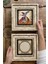 Bej Taşlı Çerçeveli Duvar Dekoru Tablo 20X20CM 2'li Set 1