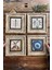 Renkli 20X20CM 4'lü Taş ve Semazen Temalı Çerçeveli Tablo Seti 1