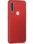 Matte Silicone Oppo A31 Için Kılıf Kırmızı [A31 ile Uyumlu Kılıf - Kırmızı] 3