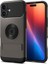 iPhone 16 Ekstra Dayanıklı Magsafe Kılıf Slim Armor Hava Kanalı Teknolojisi™ Askeri Sınıf Koruma Magfit Kickstand'lı Gunmetal Çift Katman Kapak - ACS08226 2