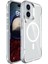 Apple ile Uyumlu iPhone 16 Plus Kılıf Zore M-Safe Şarj Özellikli T-Max M-Safe Kapak Şeffaf 1