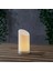 Beyaz 16 cm Led'li Blok Mum, Şık ve Modern Aydınlatma Parçası 3