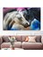 Renkli Atlar Kanvas Tablo 100X150CM, Şık ve Canlı Dekorasyon Parçası 1