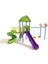 Çocuk Oyun Parkı ENJ01900 - Iki Kaydıraklı Ev Temalı Model 2