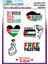 Ütü ile Kumaşa Yapışan Free Palestine Pray Özgür Filistin Baskı 1