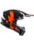 Master Race Trash Kask Yarış Siyah Turuncu 1