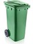 120 Lt Yeşil Tekerlekli Çöp Konteyneri, Dayanıklı ve Kullanışlı Tasarım 1
