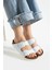 Fuga Comfort Beyaz Unisex Tokalı Terlik – Ortopedik, Hafif, Kaymaz Taban 1
