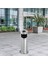 Modern Paslanmaz Çelik Ayaklı Dış Mekan Kolon Küllük, Şık ve Dayanıklı Tasarım 2