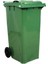 120 Litre Tekerlekli Yeşil Çöp Konteyneri, Pratik ve Şık Tasarım 1