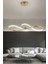 Modern Sarkıt LED Avize, Renkli, Kumandasız, Gold Eskitme, Mutfak ve Balkon Için. 3