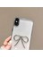 Apple iPhone x Uyumlu Kılıf Zebana Bow Silikon Kılıf Şeffaf 2