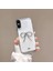 Apple iPhone Xs Uyumlu Kılıf Zebana Bow Silikon Kılıf Şeffaf 1