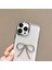 Apple iPhone 12 Pro Uyumlu Kılıf Zebana Bow Silikon Kılıf Şeffaf 2