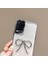 Oppo A54 Uyumlu Kılıf Zebana Bow Silikon Kılıf Şeffaf 2