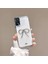 Oppo A16 Uyumlu Kılıf Zebana Bow Silikon Kılıf Şeffaf 1