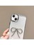 Apple iPhone 14 Plus Uyumlu Kılıf Zebana Bow Silikon Kılıf Şeffaf 2