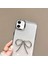 Apple iPhone 12 Uyumlu Kılıf Zebana Bow Silikon Kılıf Şeffaf 2