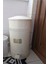 Metal Galvaniz Kapaklı Çöp Kovası, 16 Lt, Mutfak ve Banyo Için, Krem Renk 4