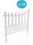 SY-5998 Elite Plastik Dekoratif Bahçe Çiti 12'li Set 60X55 cm Beyaz 1