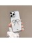 Apple iPhone 16 Pro Max Uyumlu Kılıf Zebana Bow Silikon Kılıf Şeffaf 1