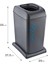 40 Lt Gri Tekerlekli Kağıt Geri Dönüşüm Kutusu 2