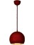 Şık Kırmızı ve Beyaz Metal Sarkıt Avize, 20 Cm, Rustik ve Dekoratif Tasarım 1