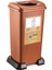 70 Lt Kahverengi Sıfır Atık Geri Dönüşüm Çöp Kovası 1