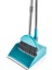 Turkuaz Katlanabilir Profesyonel Ev Süpürgesi ve Faraş Seti, Şık ve Kullanışlı Seçenek 1