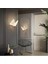 Modern Kelebek Tasarımlı Duvar LED Aplike, Rose Gold ve Sarı Detaylarla Şık Dekorasyon. 2
