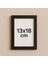 13X18 cm Pvc Camlı Plastik Siyah Boş Çerçeve Fotoğraf Çerçevesi Masaüstü ve Duvar Kullanımı 2 Adet 2