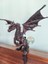 3D Baskı Bronz Renkli Öfkeli Ejderha Figürü 5