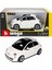 S00022106 Burago 1/24 Fiat 500 2007 Beyaz -Sun 2