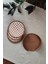 Hazeran | Bardak Altlığı | Hazeran Desenli Bardak Altlığı | 4'lü Standlı Set 3