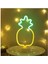 Ananas Şeklinde USB ve Pilli Neon LED Masa ve Gece Lambası, Renkli ve Şık Tasarım 7