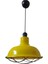 Sarı Metal Kafesli Retro Dekoratif Tekli Mutfak Aydınlatma Avizesi 30 cm 1