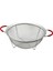 22CM Tel Sepet Metal Süzgeç Silikon Kılıflı Kulp Metal Çerçeve - Ayak (5047) 1