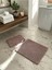 Home 2'li Toz Pembe Banyo Paspas Takımı – Klozet Takımı (Kaymaz Tabanlı), 40X50 & 50X90 cm 2