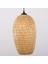 Bej Bambu Avize 23X37 Cm, Şık ve Doğal Aydınlatma Için Ideal. 5