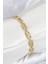 Pirinç Zirkon Taşlı Messika Model Gold Renk Vıp Seri Kadın Bileklik 1