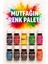 Su Bazlı Likit Gıda Boyaları 10'lu Set Sıvı Gıda Boyası Seti 10'lu 10 Renk 10 ml x 10'lu 3