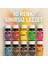 Su Bazlı Likit Gıda Boyaları 10'lu Set Sıvı Gıda Boyası Seti 10'lu 10 Renk 10 ml x 10'lu 4