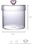 Şeffaf 600 ml Borosilikat Cam Kavanoz, 10X10 Cm, Şık ve Dayanıklı Tasarım 2
