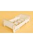 Beesstore Çocuk Yer Yatağı-Çocuk Bazası - 140X70CM - Bebek ve Çocuk Karyolası -Mdf - Beyaz 2