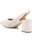 PC-54727 Z Beyaz Kadın Abiye Ayakkabı 4