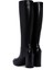 Kadın Siyah Fermuarlı Yüksek Topuklu Deri Çizme 25WFD100418 7