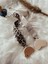 2' Li Doğal Ahşap Kuş-Kalp Leopar Desenli Pamuk Kumaş Bebek Emzik Askı Set 4